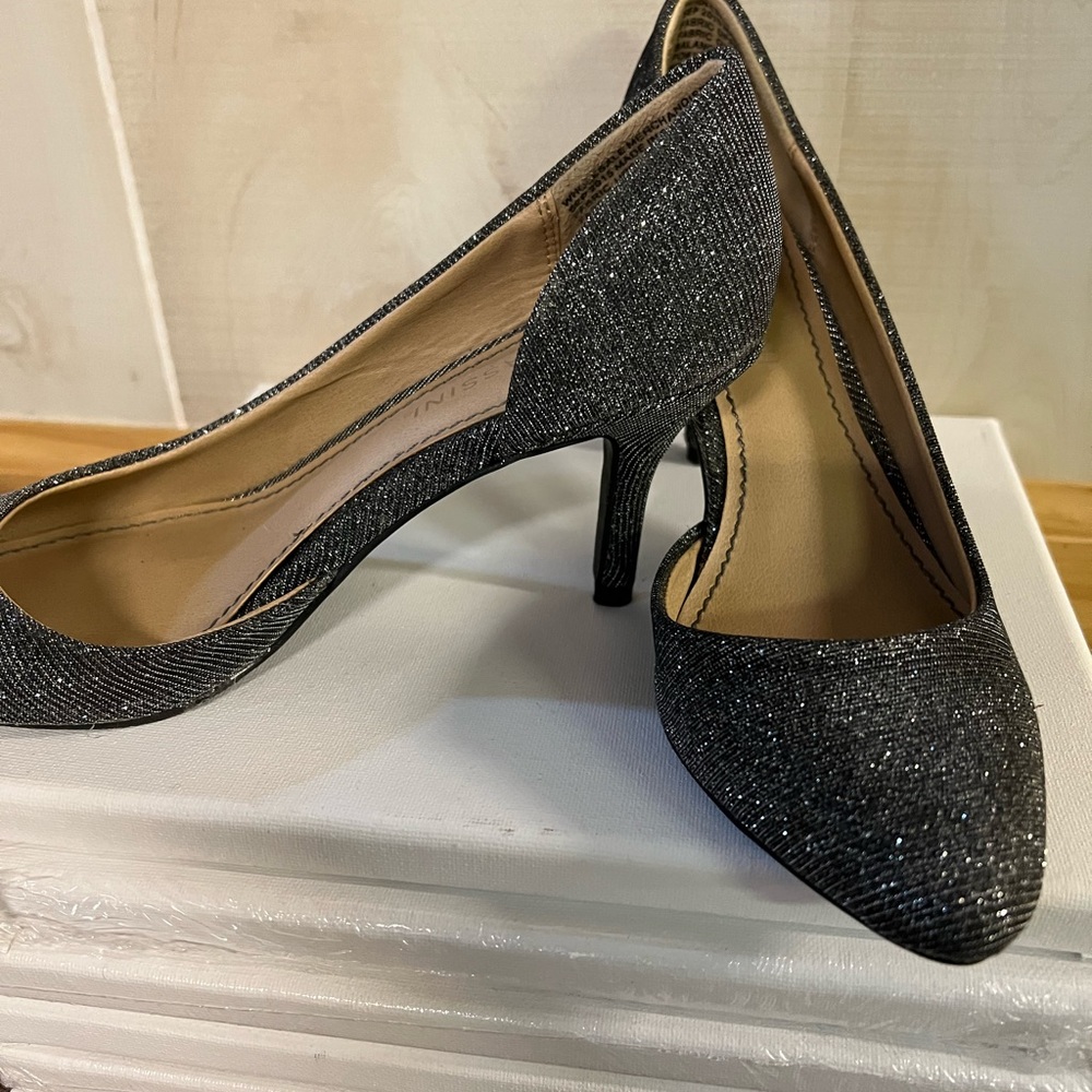 Sparkly short heels